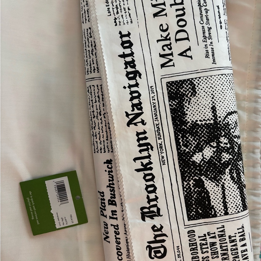 Kate Spade Newspaper Clutch NWT